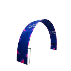 Stand de feria con arco de medio punto