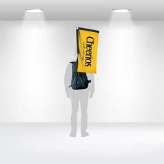 Mochila Deluxe con bandera rectangular